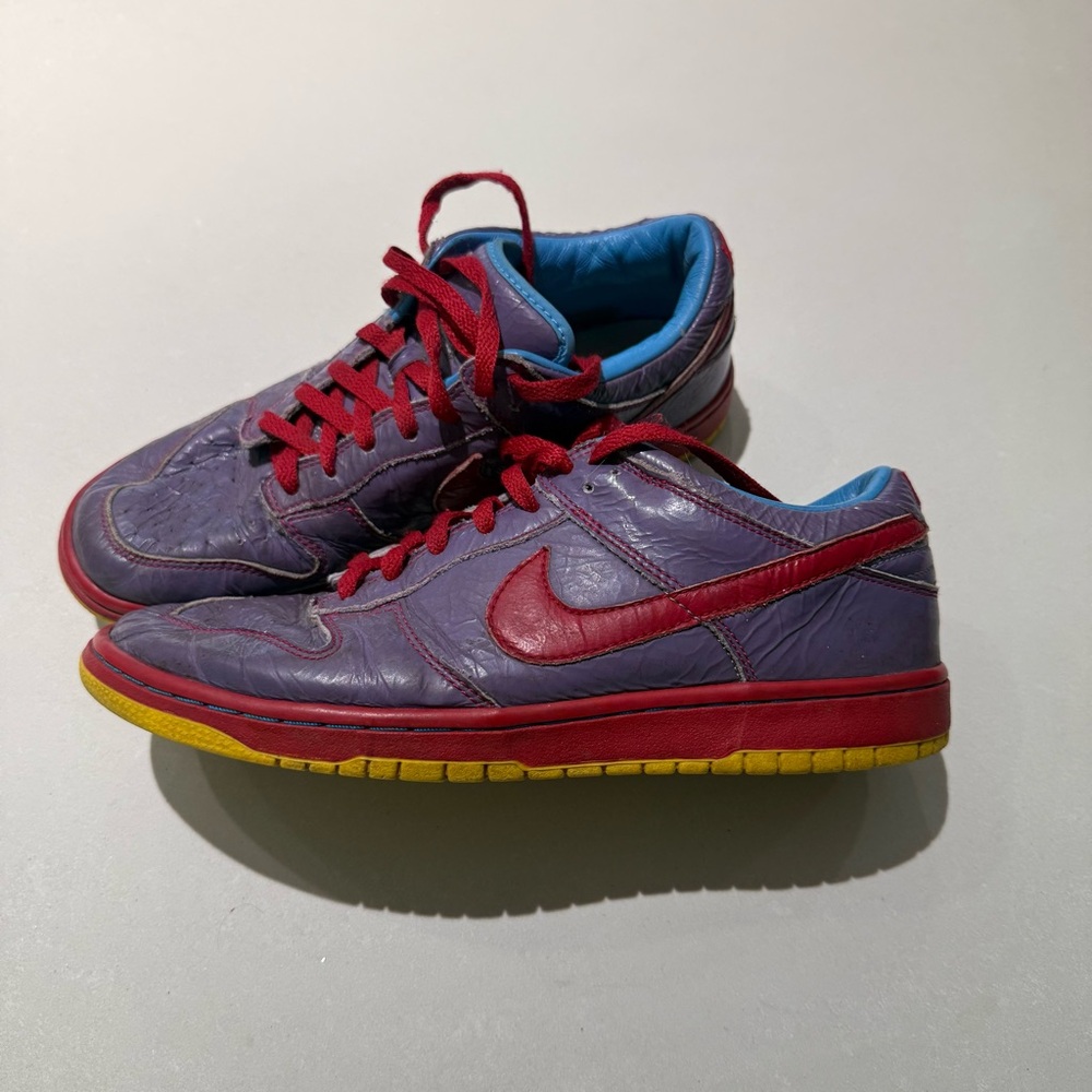 2007 Nike dunk low ugly Purple and Red 10.5
